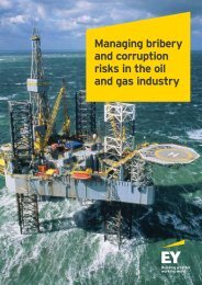Managing bribery and corruption risks in the oil and gas industry