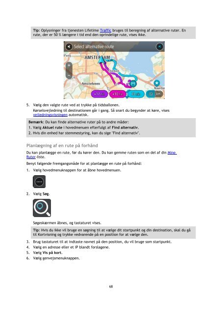 TomTom Trucker 6000 - PDF mode d'emploi - Dansk