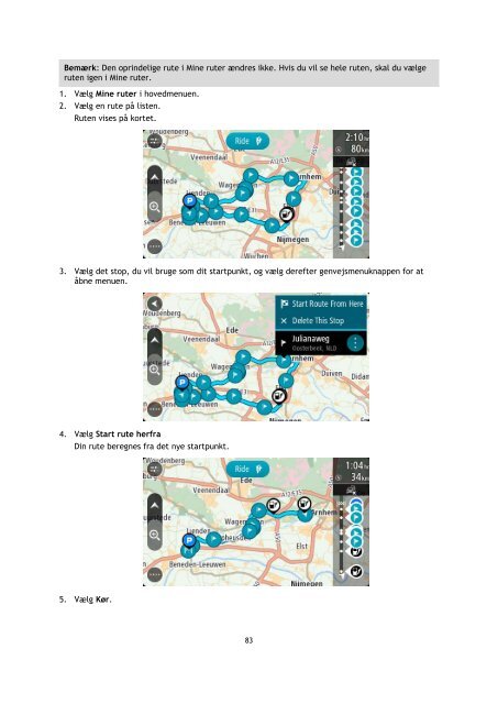 TomTom Trucker 6000 - PDF mode d'emploi - Dansk