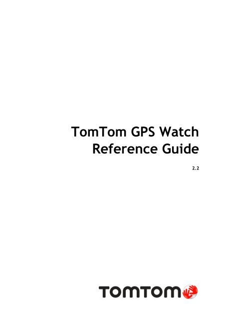 TomTom Guide de r&eacute;f&eacute;rence Spark / Runner 2 - PDF mode d'emploi - English