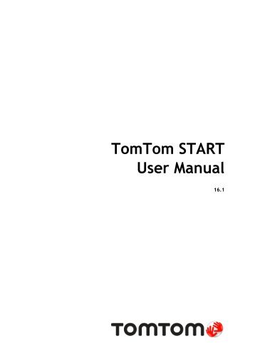 TomTom START 50 - PDF mode d'emploi - English (UK)