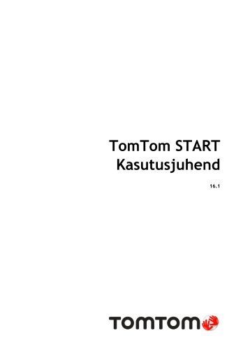 TomTom START 50 - PDF mode d'emploi - Eesti