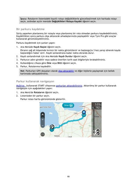 TomTom START 50 - PDF mode d'emploi - T&uuml;rk&ccedil;e
