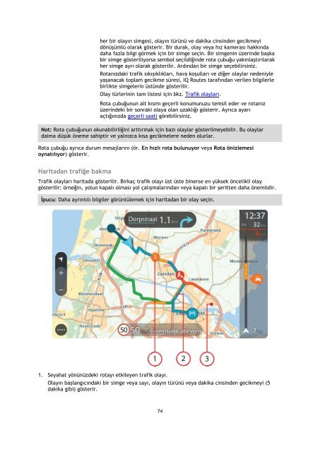 TomTom START 50 - PDF mode d'emploi - T&uuml;rk&ccedil;e