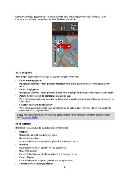 TomTom START 50 - PDF mode d'emploi - T&uuml;rk&ccedil;e