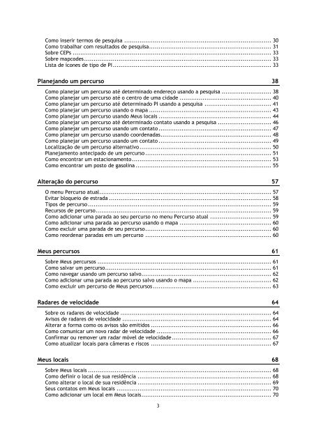 TomTom TomTom GO Mobile Guide de r&eacute;f&eacute;rence - PDF mode d'emploi - Portugu&ecirc;s do Brasil