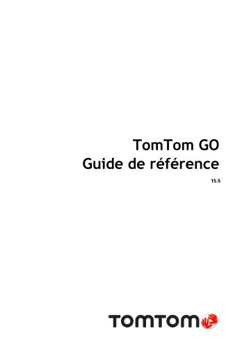 TomTom GO 50 - PDF mode d'emploi - FranÃ§ais