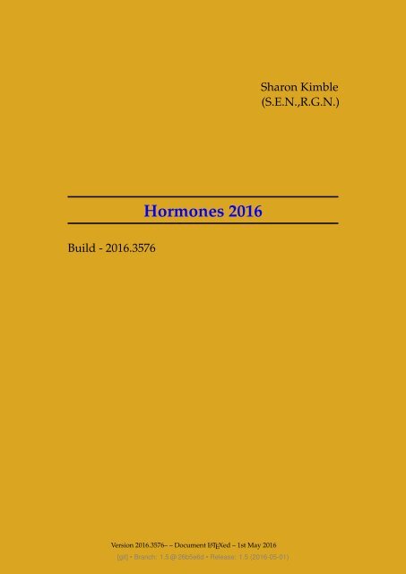 Hormones 2016