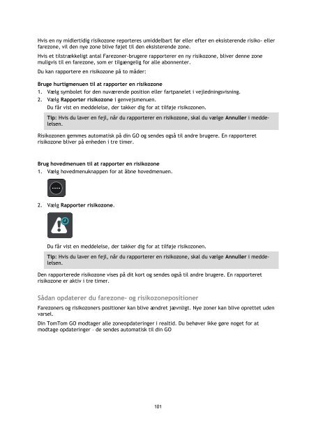 TomTom GO 600 / GO 610 - PDF mode d'emploi - Dansk