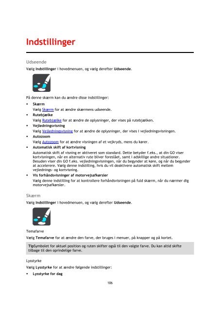 TomTom GO 600 / GO 610 - PDF mode d'emploi - Dansk