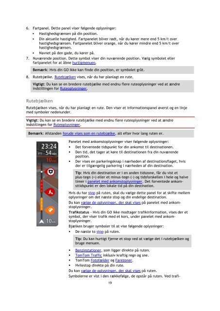 TomTom GO 600 / GO 610 - PDF mode d'emploi - Dansk