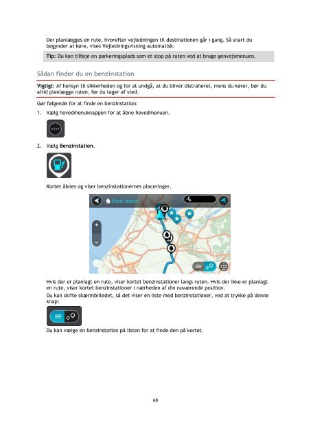 TomTom GO 600 / GO 610 - PDF mode d'emploi - Dansk