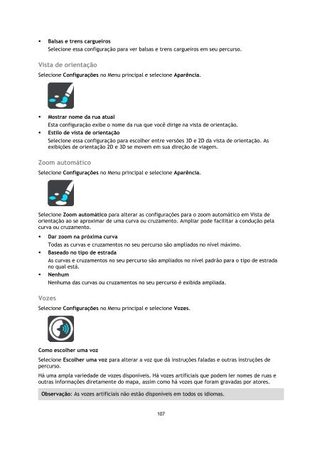 TomTom GO 40 - PDF mode d'emploi - Portugu&ecirc;s do Brasil