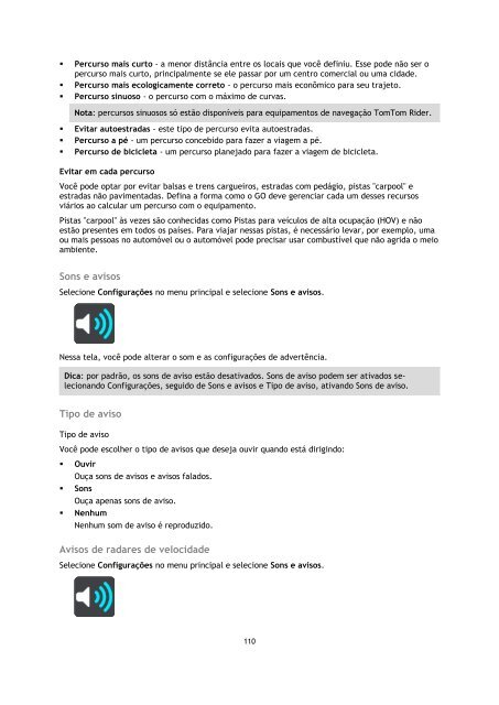 TomTom GO 40 - PDF mode d'emploi - Portugu&ecirc;s do Brasil