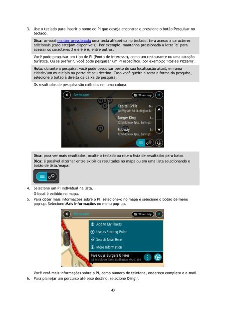 TomTom GO 40 - PDF mode d'emploi - Portugu&ecirc;s do Brasil