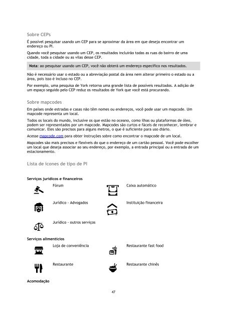 TomTom GO 40 - PDF mode d'emploi - Portugu&ecirc;s do Brasil