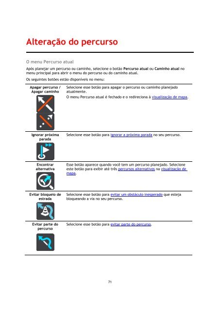 TomTom GO 40 - PDF mode d'emploi - Portugu&ecirc;s do Brasil