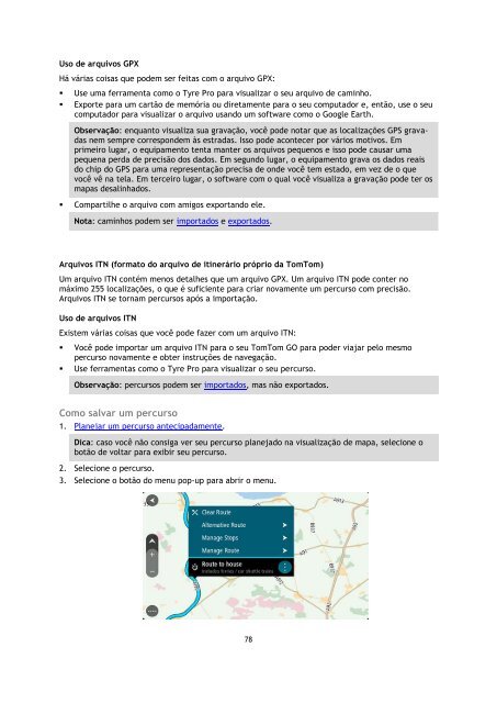 TomTom GO 40 - PDF mode d'emploi - Portugu&ecirc;s do Brasil