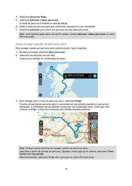 TomTom GO 40 - PDF mode d'emploi - Portugu&ecirc;s do Brasil