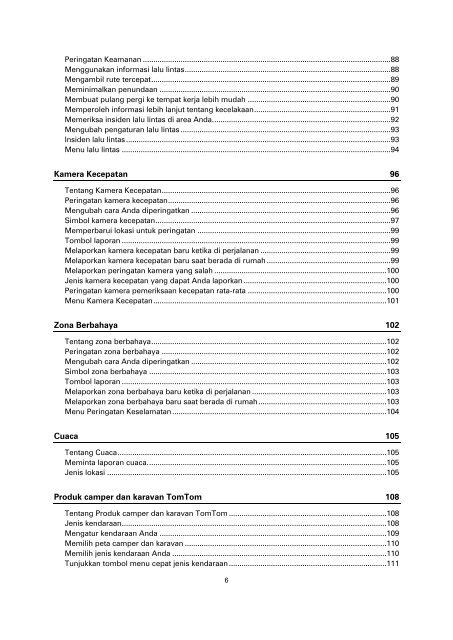 TomTom GO LIVE 1005 - PDF mode d'emploi - Indonesian