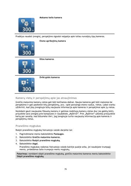 TomTom Start 60 - PDF mode d'emploi - Lietuvi&scaron;kai