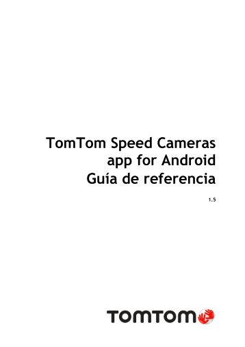 TomTom App Radars pour iPhone (Belgique et Luxembourg) - PDF mode d'emploi - EspaÃ±ol