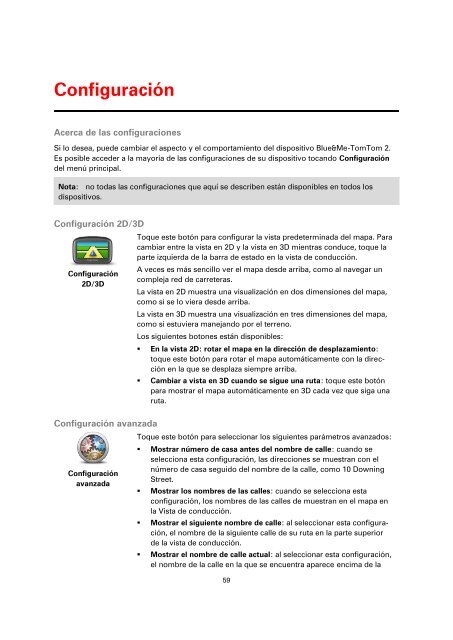 TomTom Blue&amp;Me - TomTom 2 LIVE Guide de r&eacute;f&eacute;rence - PDF mode d'emploi - Espa&ntilde;ol