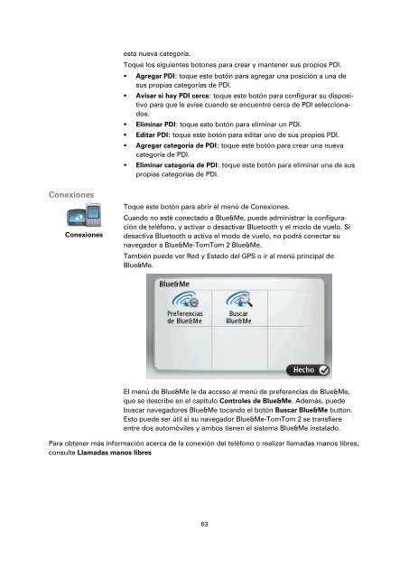 TomTom Blue&amp;Me - TomTom 2 LIVE Guide de r&eacute;f&eacute;rence - PDF mode d'emploi - Espa&ntilde;ol