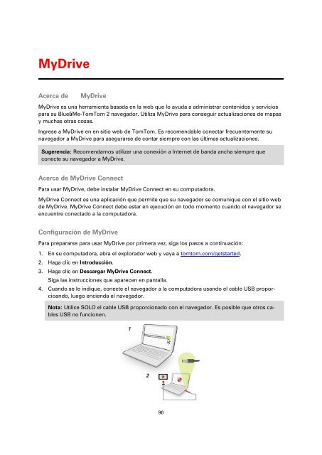 TomTom Blue&amp;Me - TomTom 2 LIVE Guide de r&eacute;f&eacute;rence - PDF mode d'emploi - Espa&ntilde;ol