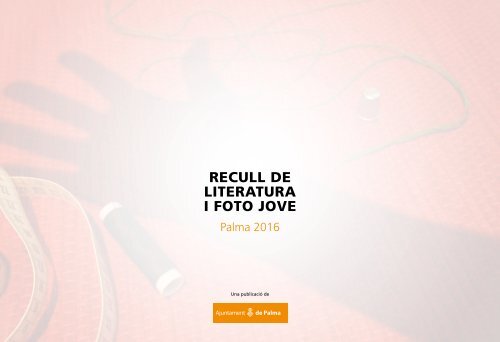 RECULL DE LITERATURA I FOTO JOVE