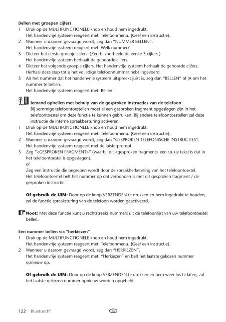 Toyota Bluetooth UIM English French German Dutch Italian - PZ420-00292-ME - Bluetooth UIM English French German Dutch Italian - mode d'emploi