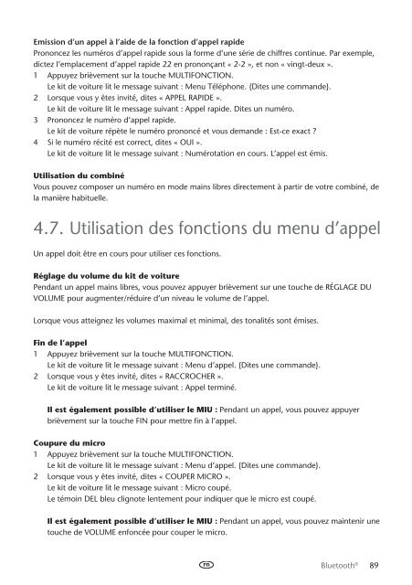 Toyota Bluetooth UIM English French German Dutch Italian - PZ420-00292-ME - Bluetooth UIM English French German Dutch Italian - mode d'emploi