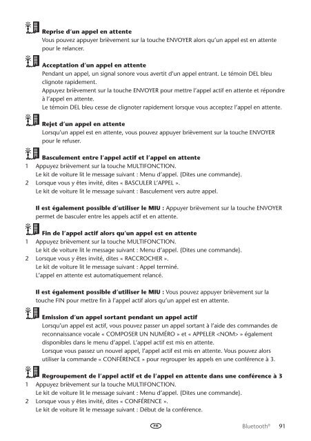 Toyota Bluetooth UIM English French German Dutch Italian - PZ420-00292-ME - Bluetooth UIM English French German Dutch Italian - mode d'emploi