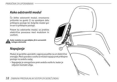 Toyota Rear Entertainment System - PZ462-00207-00 - Rear Entertainment System - Slovenian - mode d'emploi