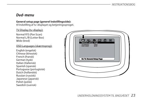 Toyota Rear Entertainment System - PZ462-00207-00 - Rear Entertainment System - Danish - mode d'emploi