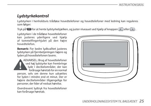 Toyota Rear Entertainment System - PZ462-00207-00 - Rear Entertainment System - Danish - mode d'emploi