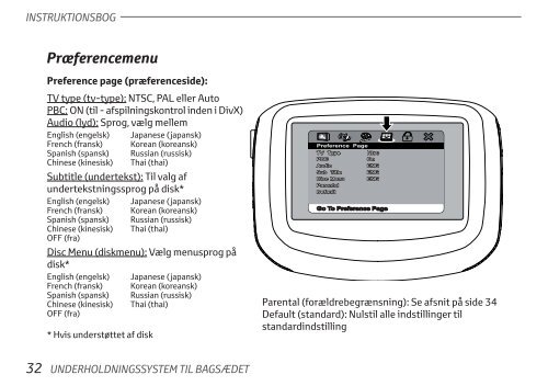 Toyota Rear Entertainment System - PZ462-00207-00 - Rear Entertainment System - Danish - mode d'emploi