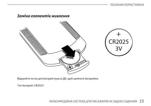 Toyota Rear Entertainment System - PZ462-00207-00 - Rear Entertainment System - Ukrainian - mode d'emploi