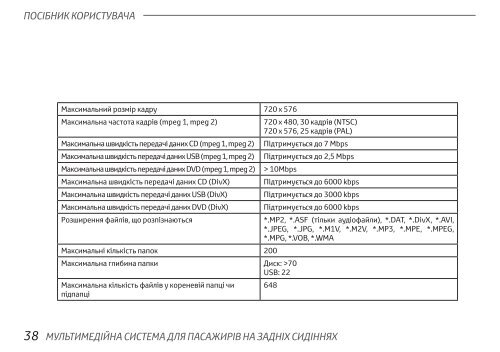 Toyota Rear Entertainment System - PZ462-00207-00 - Rear Entertainment System - Ukrainian - mode d'emploi