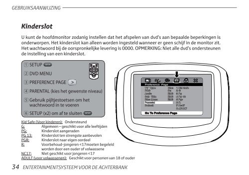 Toyota Rear Entertainment System - PZ462-00207-00 - Rear Entertainment System - Dutch - mode d'emploi