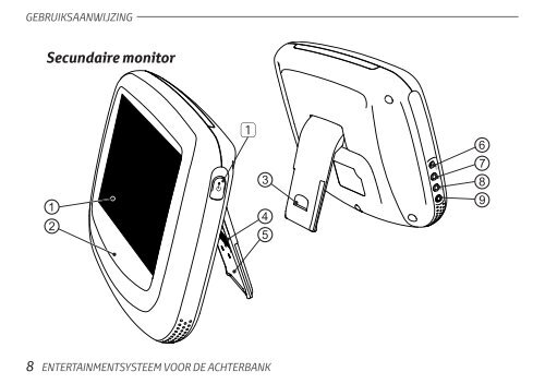 Toyota Rear Entertainment System - PZ462-00207-00 - Rear Entertainment System - Dutch - mode d'emploi