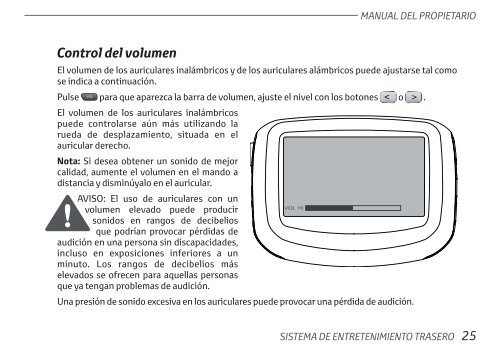 Toyota Rear Entertainment System - PZ462-00207-00 - Rear Entertainment System - Spanish - mode d'emploi