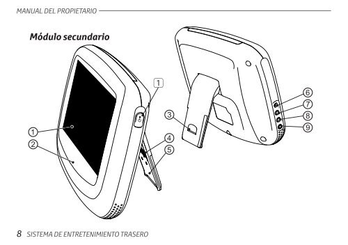 Toyota Rear Entertainment System - PZ462-00207-00 - Rear Entertainment System - Spanish - mode d'emploi