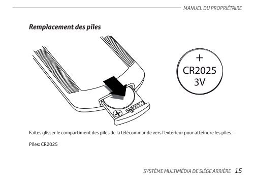 Toyota Rear Entertainment System - PZ462-00207-00 - Rear Entertainment System - French - mode d'emploi