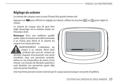 Toyota Rear Entertainment System - PZ462-00207-00 - Rear Entertainment System - French - mode d'emploi