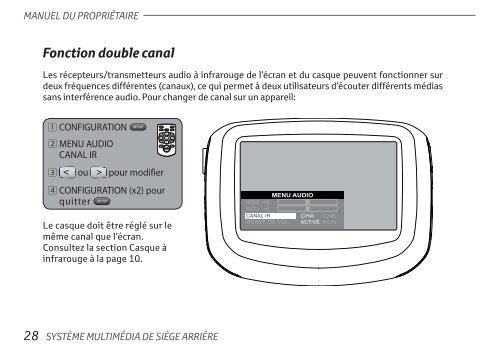 Toyota Rear Entertainment System - PZ462-00207-00 - Rear Entertainment System - French - mode d'emploi