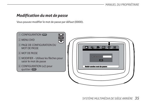 Toyota Rear Entertainment System - PZ462-00207-00 - Rear Entertainment System - French - mode d'emploi