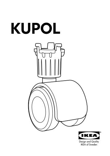 Ikea KUPOL cestelli dispensa estraibili - S49903861 - Istruzioni di montaggio