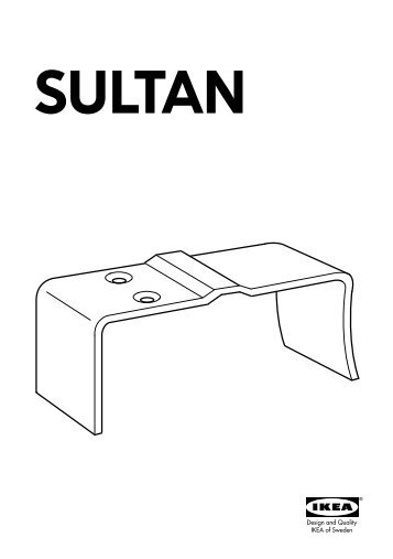 Ikea SULTAN collegamento per base a molle - 30024943 - Istruzioni di montaggio