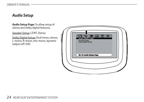 Toyota Rear Entertainment System - Pz462-00207-00 - Rear Entertainment System - English - mode d'emploi